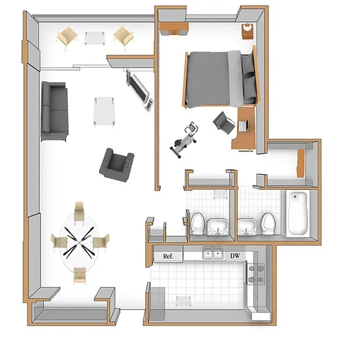 Floor plan Bimini