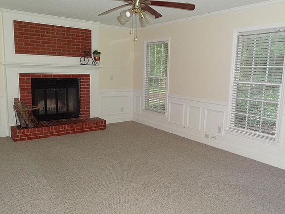 Family room with fireplace