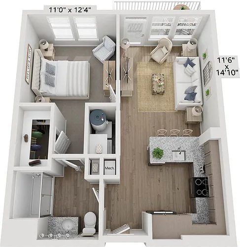 Floor plan A1 - Amber