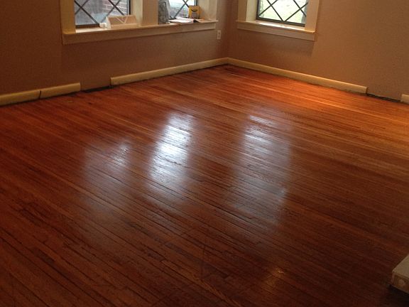 Refinished hardwood floors