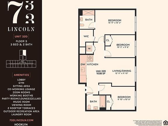 2nd image of 733 Lincoln Pl #1320