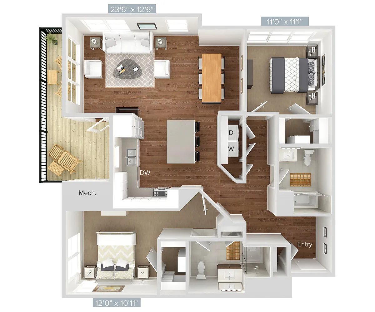 Floor plan B7-528