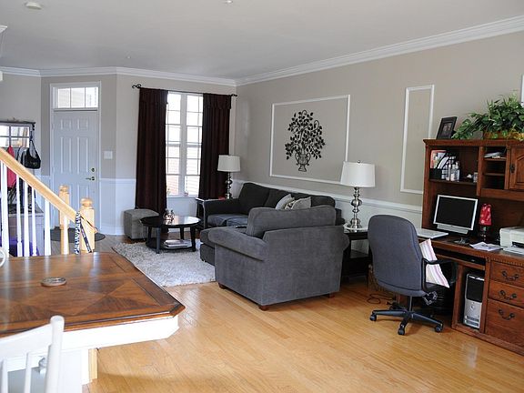 Living room and front door.