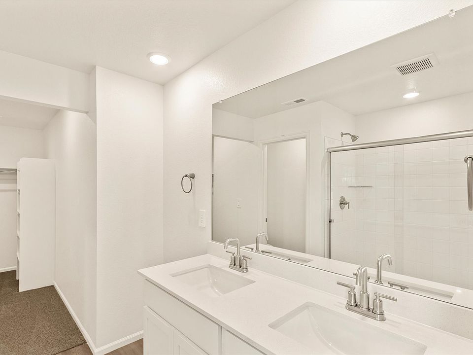 The Pagosa floorplan interior image taken at a Meritage Homes community in Northern Colorado.