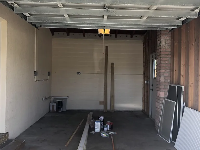 One Car Attached Garage