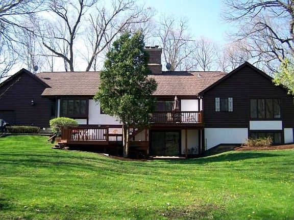 Rear of house