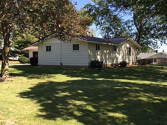 Side view of the house.