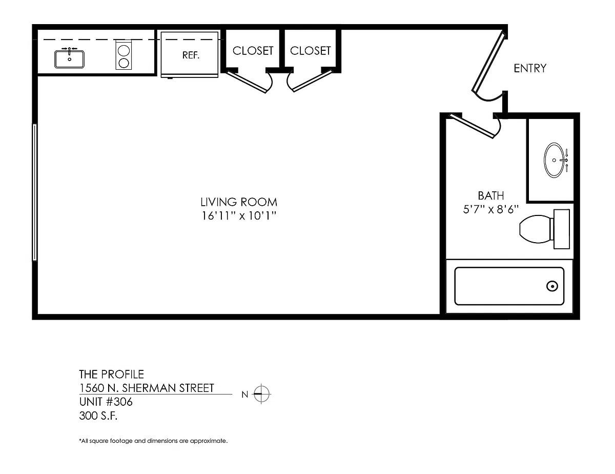 Floor plan Studio