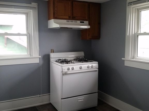Kitchen with fresh paint & vinyl flooring