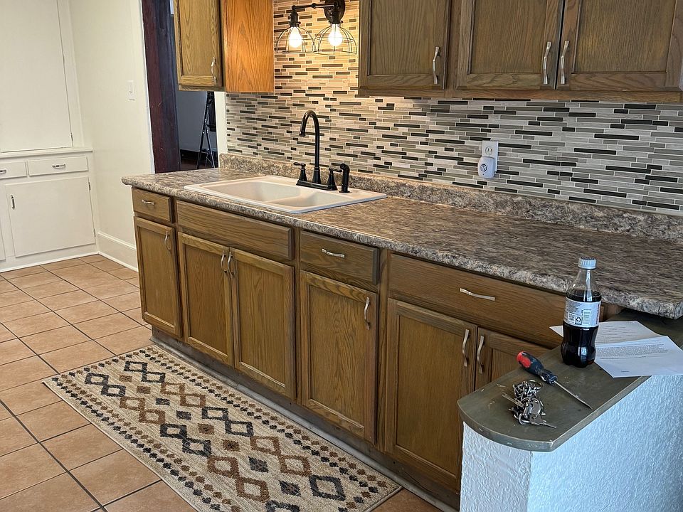 Kitchen entering from back entrance.