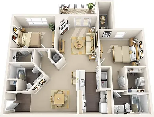 Floor plan Belgian