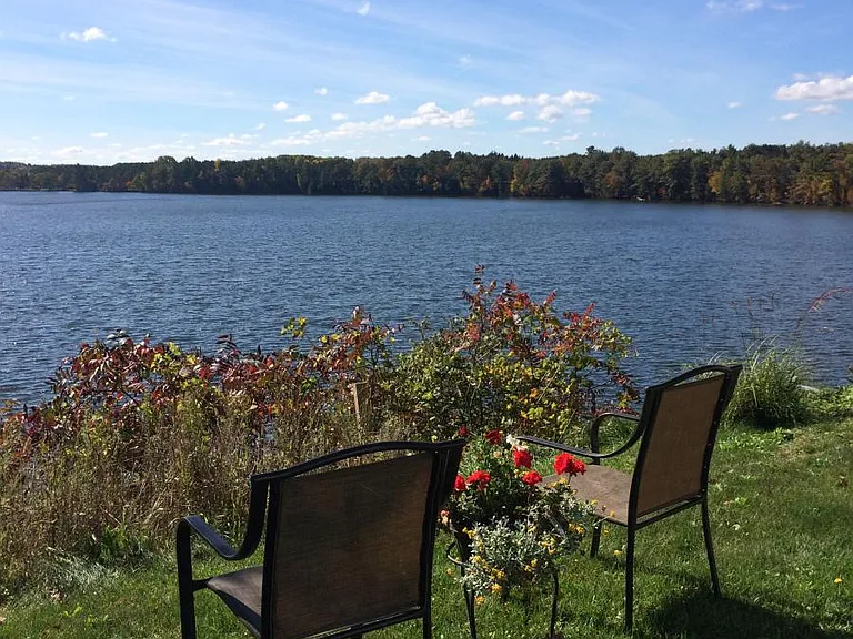 Beautiful view of Muskegon river