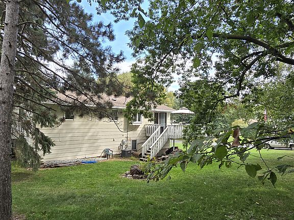 Backyard facing back of house