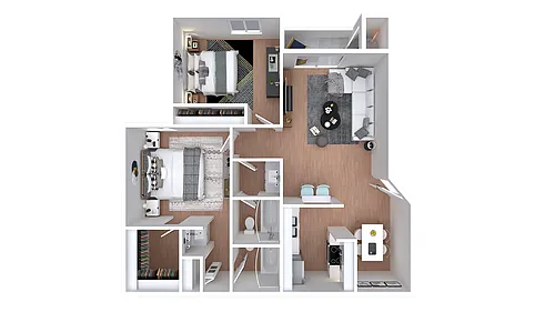 Floor plan Cholla Renovated