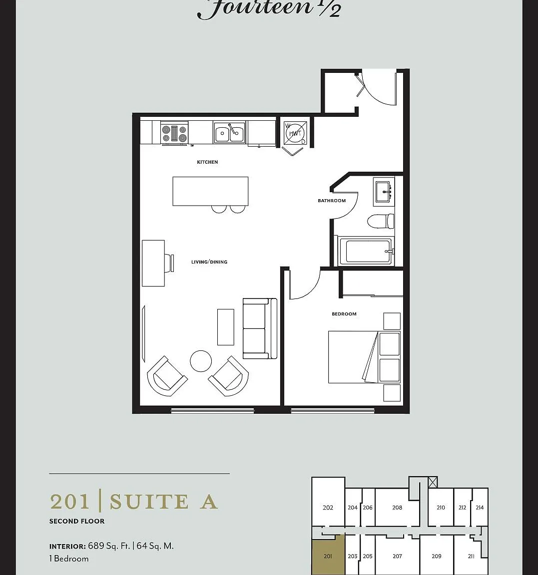 1 bed, $1,800 — Photo 2