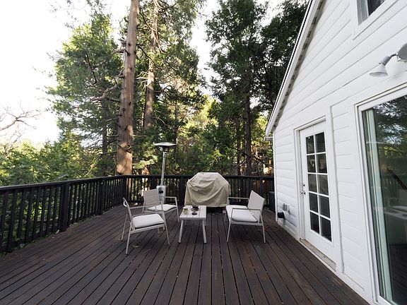 Back deck off of main floor.