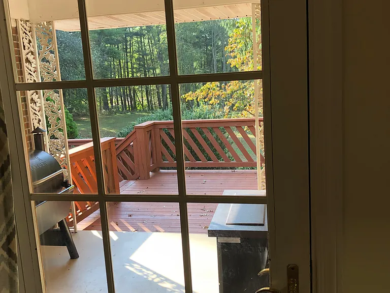 Back Deck from Kitchen