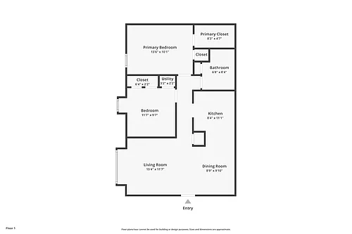 Floor plan 2 BD New