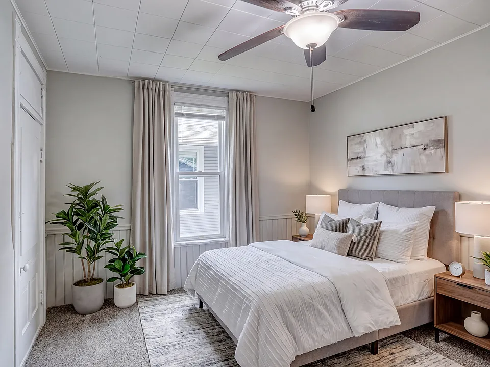 Step into serene comfort in this beautifully designed bedroom at Four Eight Group. Soft decor and natural light create a relaxing retreat. Perfect for unwinding after a long day. Schedule your tour today and make this space your own!