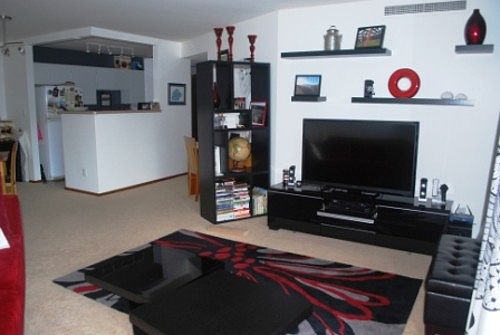 Spacious living room