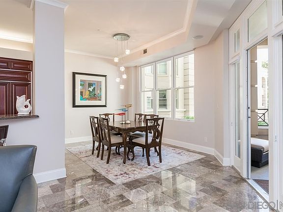 Formal dining area.
