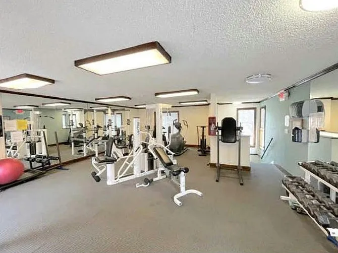 Onsite fitness center is available for your workouts.