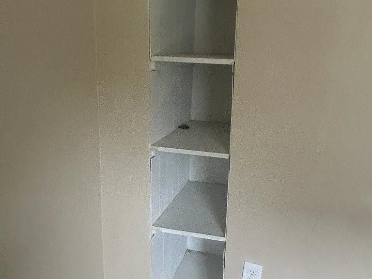 Closet space in living room
