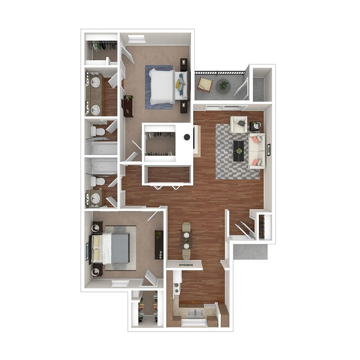 Floor plan B3