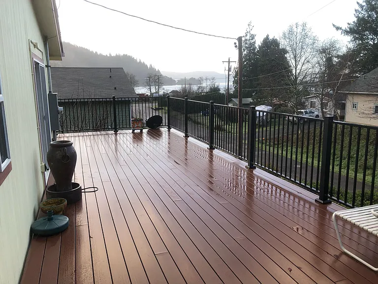 Master bedroom deck
