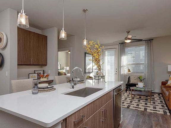 Finish Package I kitchen and living room with hard surface flooring