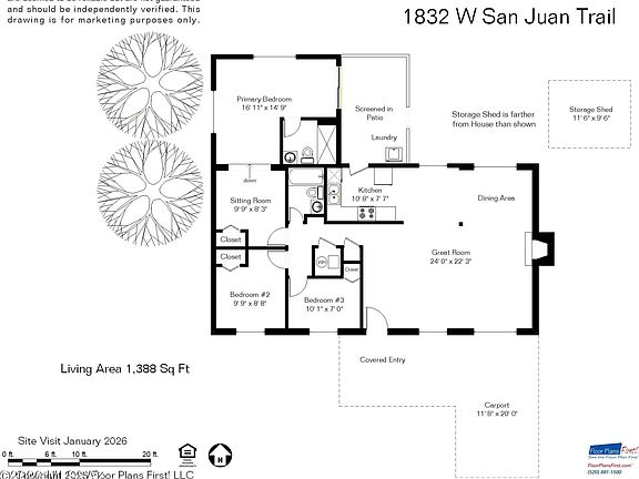 2nd image of 1832 W San Juan Trl