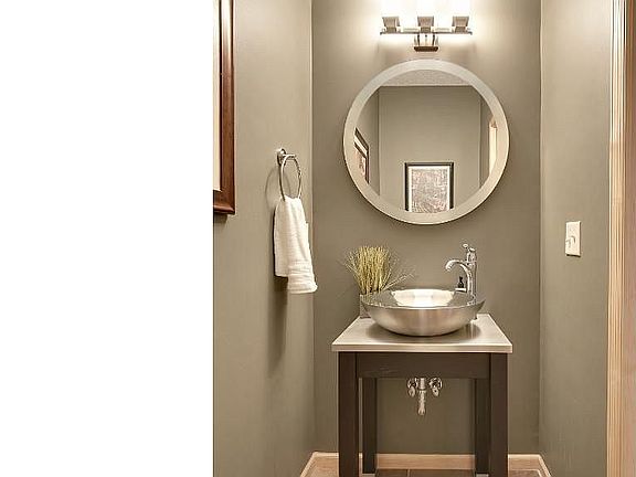 Main level powder room