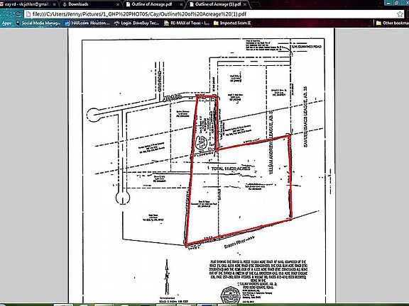 Survey with Property Lines