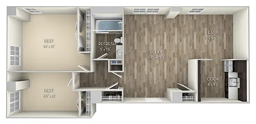 Floor plan Irving