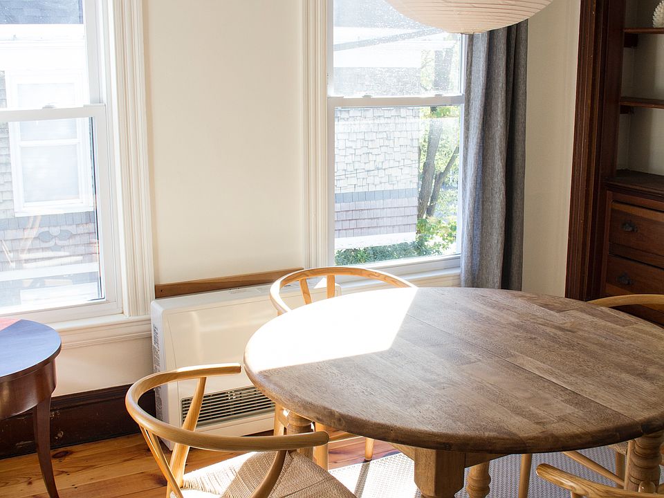Dining room with built-in
