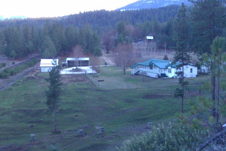 View of home and buildings