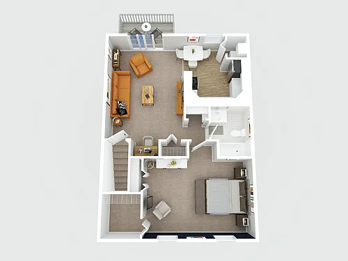 Floor plan Briarwood One Bedroom