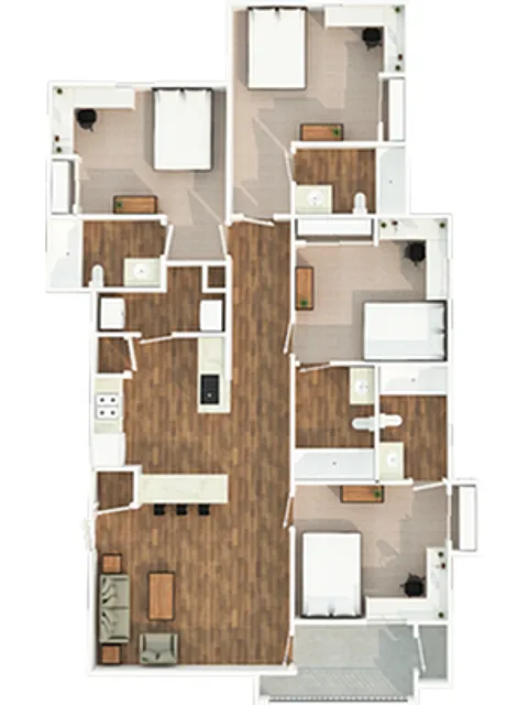 Floor plan 4X4