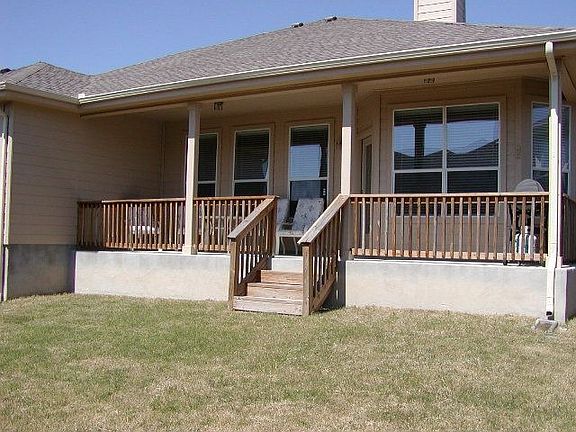 Covered back porch
