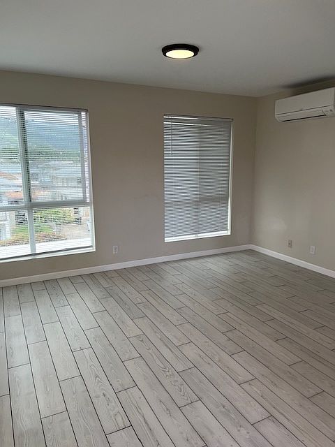 Beautiful spacious living room with split AC