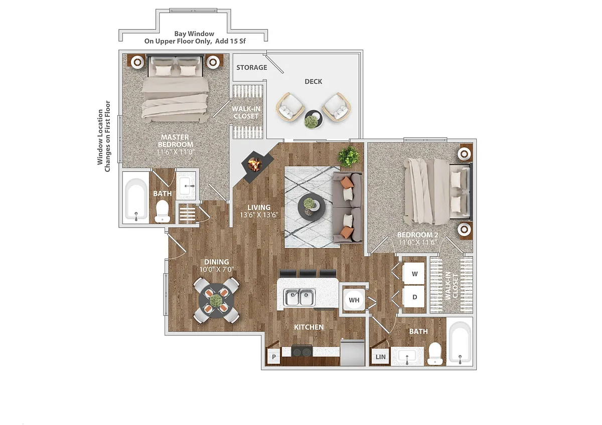 Floor plan The Crossing B2