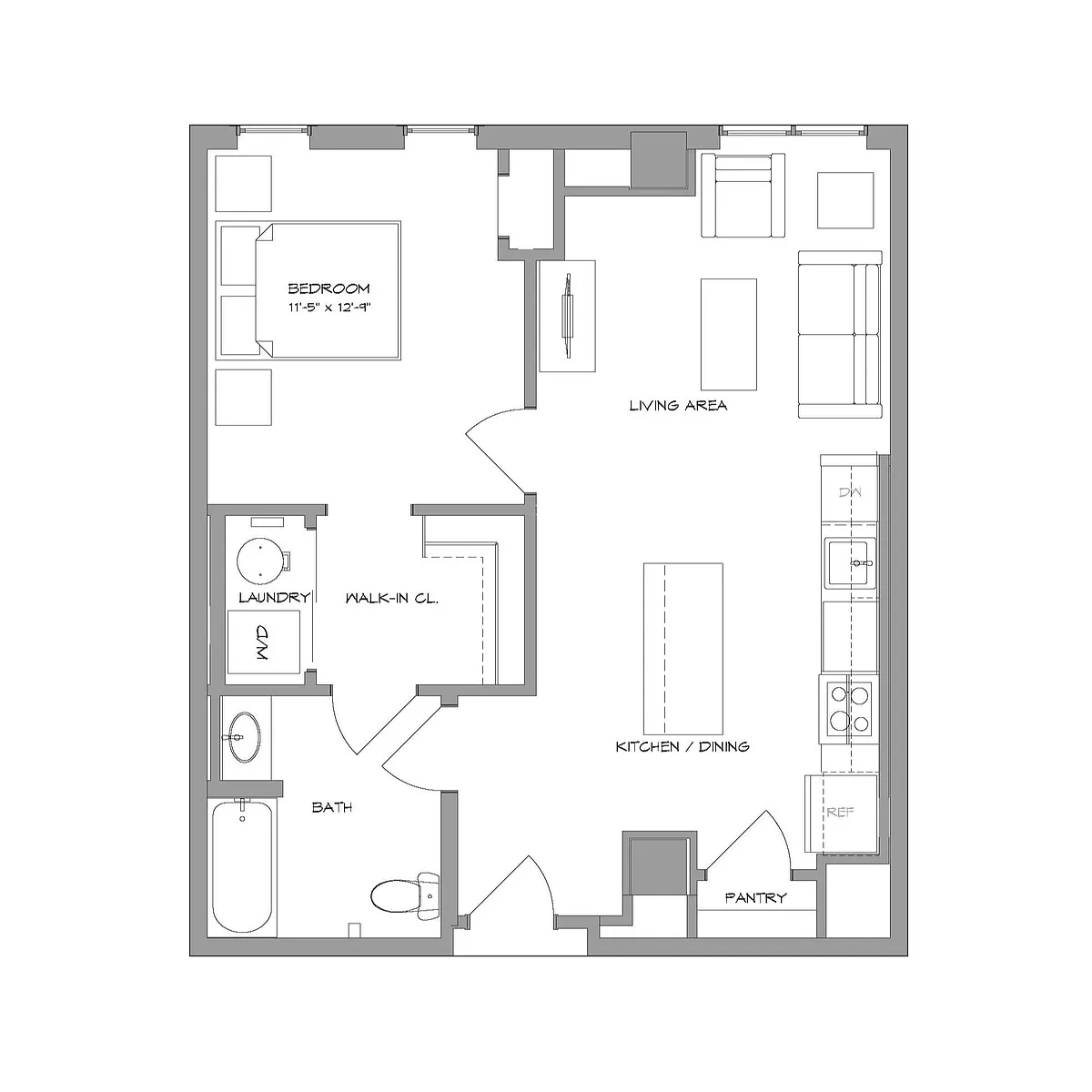 Floor plan 1BR5
