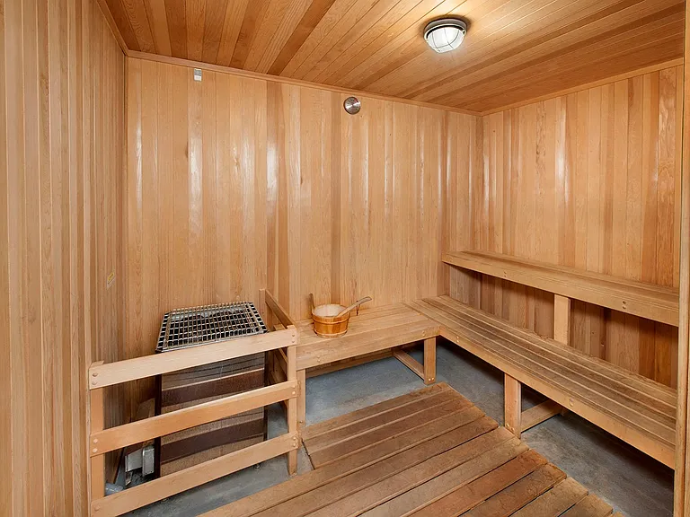 Relax in the sauna and steam room