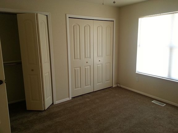 Master bedroom closets
