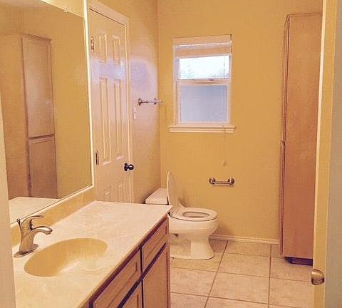 Master bath withy attached walk in closet