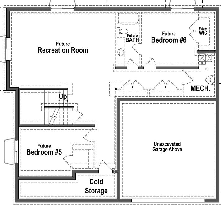 The Luke Basement Floor Plan