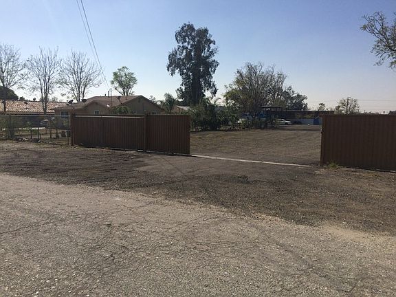 Gate entrance to yard area