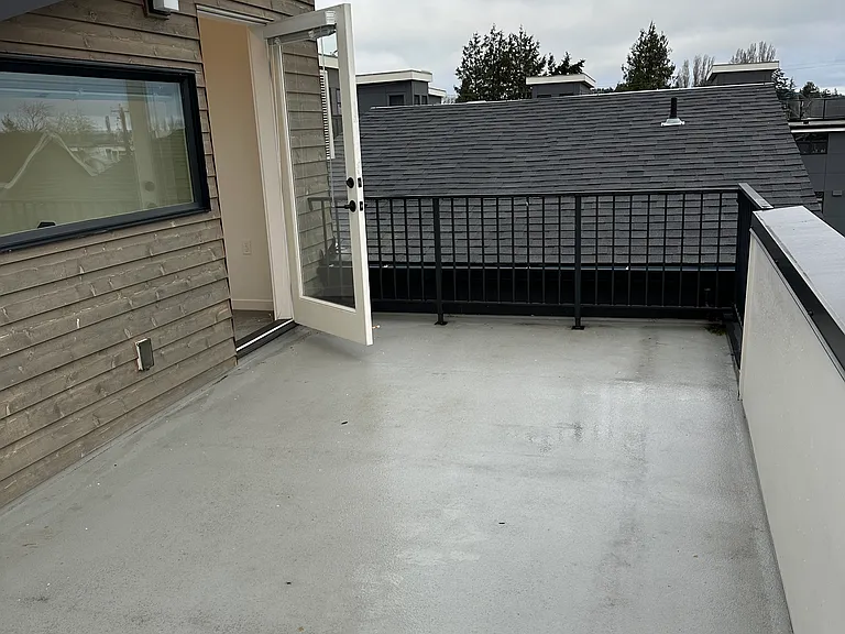 Roof deck.
