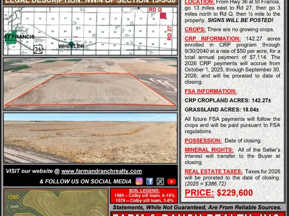 0 Road 19, Saint Francis, KS 67756