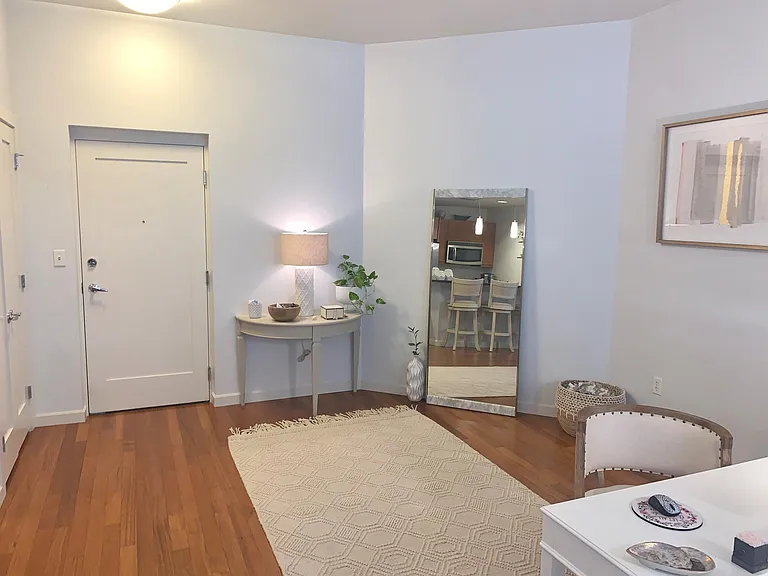 Open living space perfect for home office use or dine-in eating area